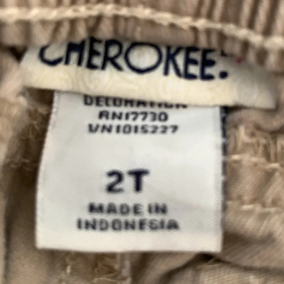 [5 for $25] Cherokee Soft  Cotton Pants, Size 2T - Picture 3 of 3